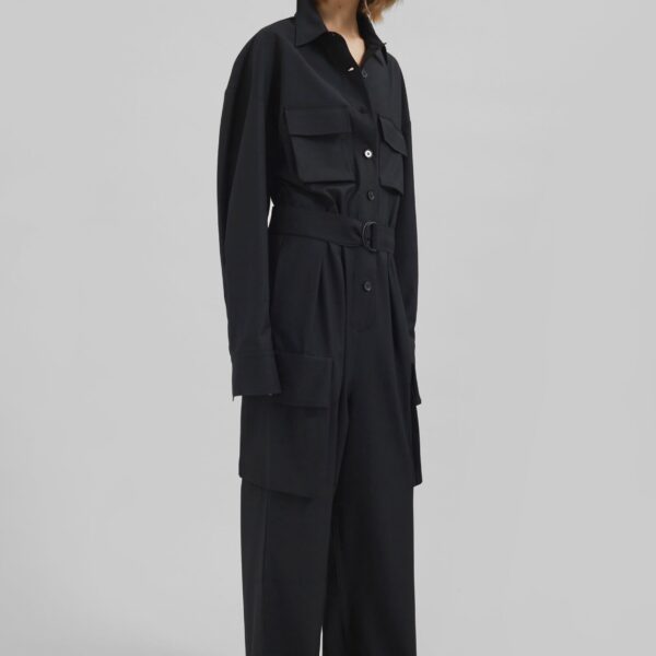 The Frankie Shop Suzie Jumpsuit – Black, view 6