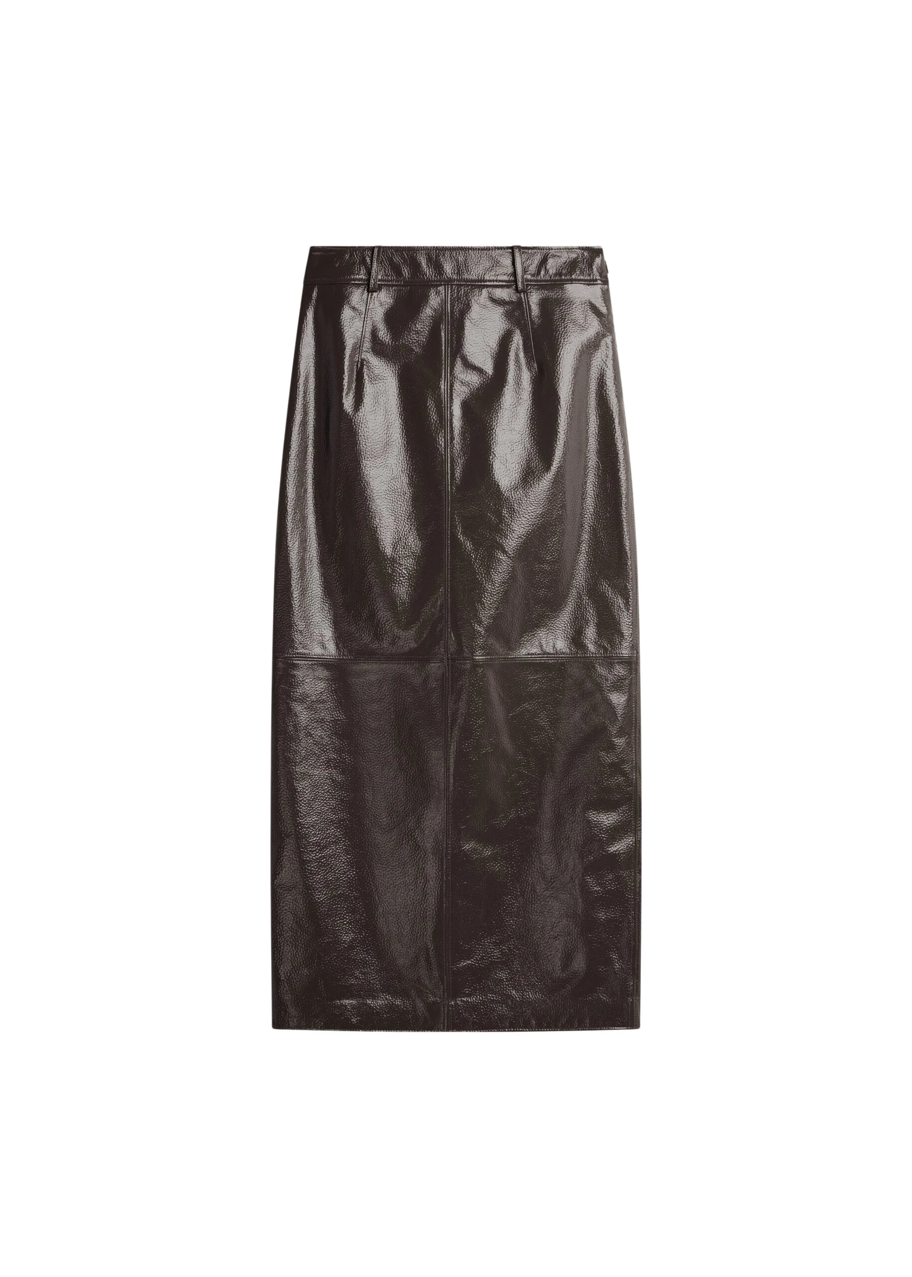 The-Frankie-Shop-Taney-Crackled-Pencil-Skirt-Brown-coveti-scaled11894_nobg The Frankie Shop Taney Crackled Pencil Skirt - Brown - Oversized Minimalist Skirts in Beige - Shop at Luxury Shoes