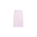The Frankie Shop Taney Leather Pencil Skirt - Faded Pink - Oversized Minimalist Skirts in Pink - Shop at Luxury Shoes 