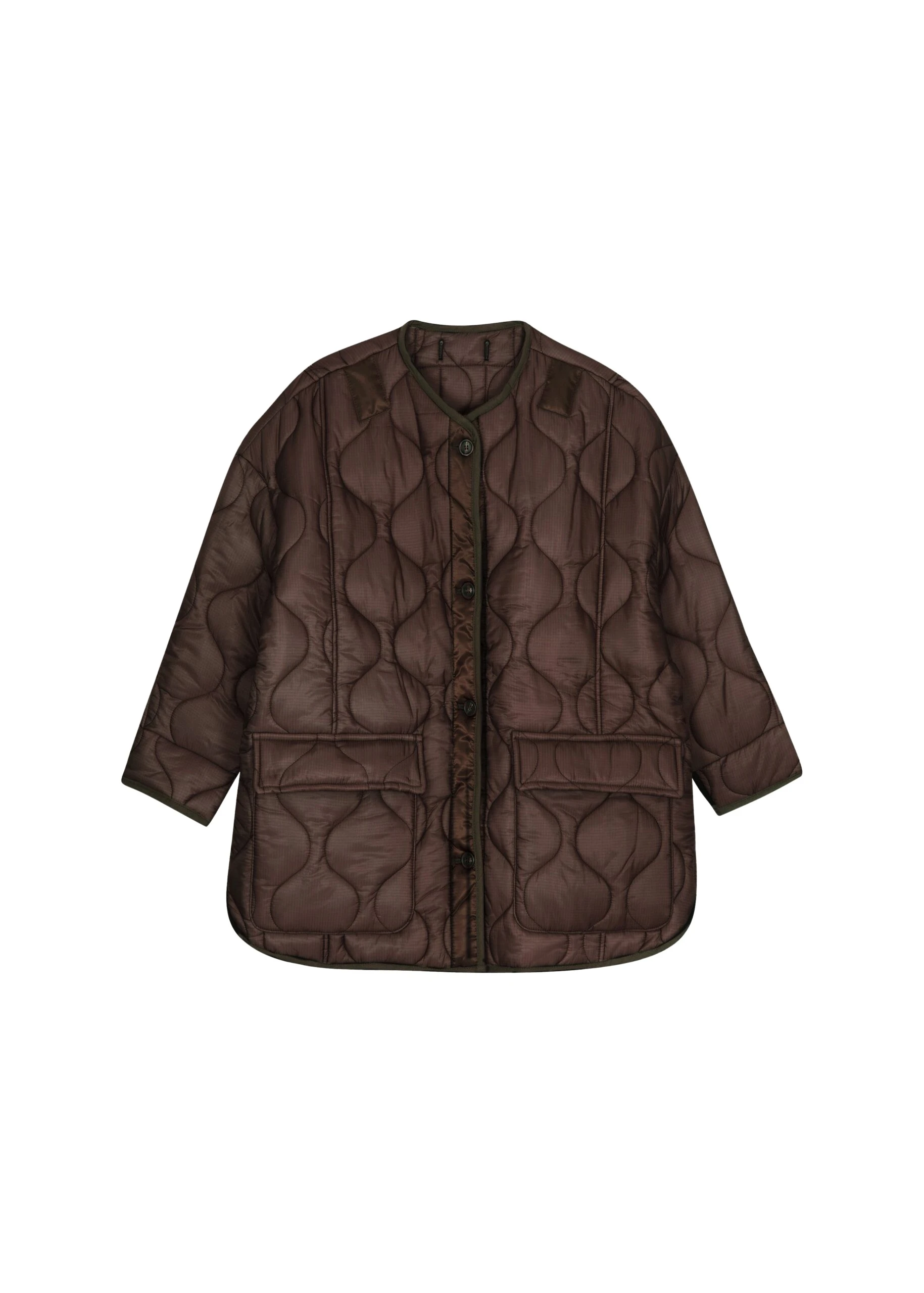 The-Frankie-Shop-Teddy-Quilted-Jacket-Brown-coveti-scaled50694_nobg The Frankie Shop Teddy Quilted Jacket - Brown - Oversized Minimalist Jackets in Beige - Shop at Luxury Shoes