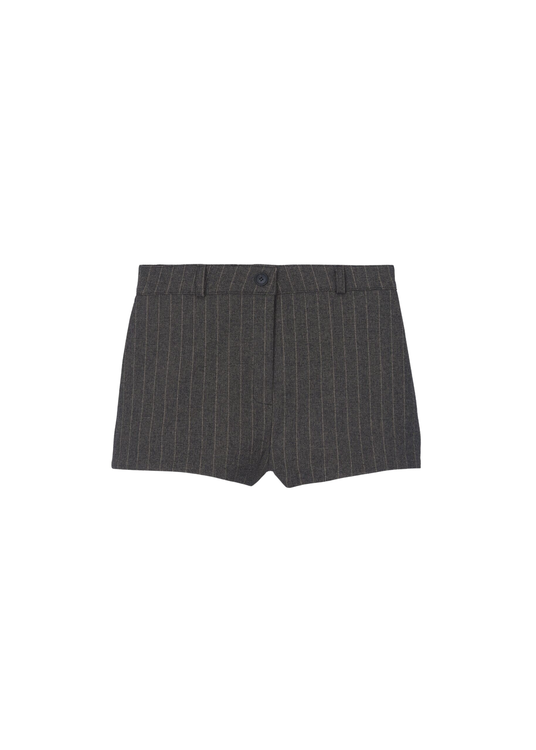The Frankie Shop Tenby Striped Hot Pants – Brown Melange