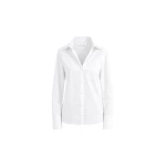 The Frankie Shop Tiona Fitted Shirt - White - Oversized Minimalist Tops in White - Shop at Luxury Shoes 