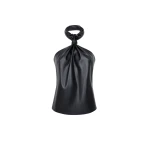 The Frankie Shop Top #01 - Black - Oversized Minimalist Tops in Black - Shop at Luxury Shoes 