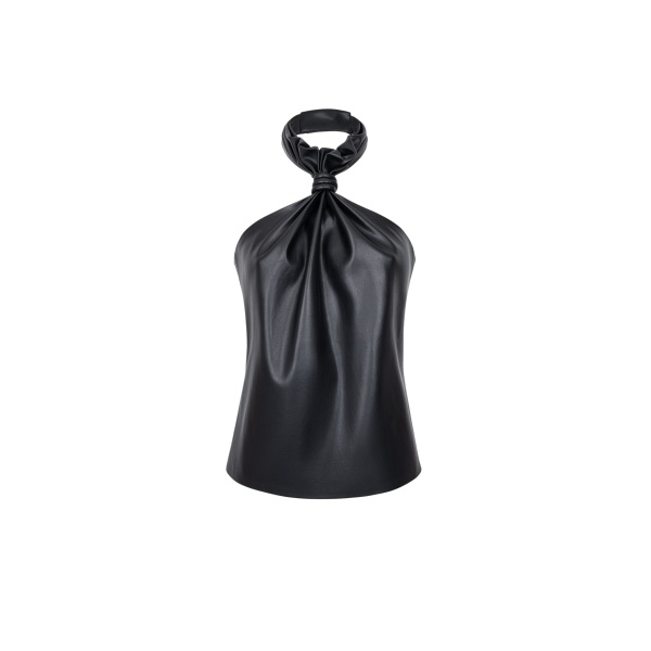 The Frankie Shop Top #01 - Black - Oversized Minimalist Tops in Black - Shop at Luxury Shoes 