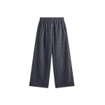 The Frankie Shop Treveray Fleece Sweatpants - Dark Grey - Oversized Minimalist Pants in Grey - Shop at Luxury Shoes 