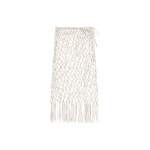 The Frankie Shop Tropea Macrame Skirt - Ecru - Oversized Minimalist Skirts in Ivory - Shop at Luxury Shoes 