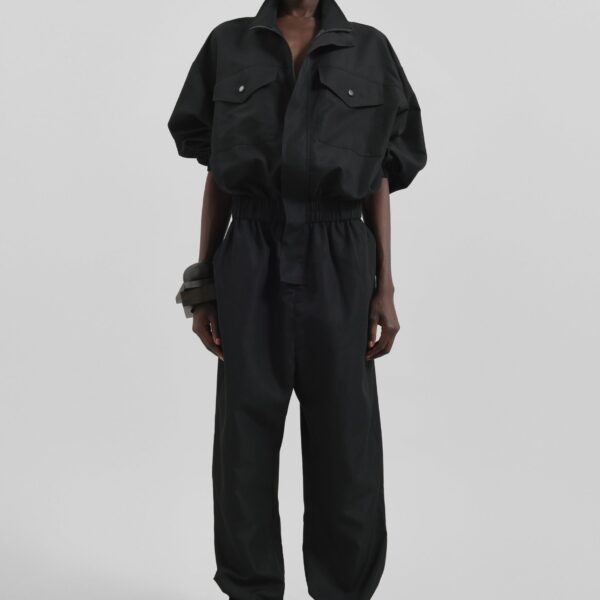 The Frankie Shop Tropez Jumpsuit – Black, view 6