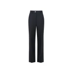 The Frankie Shop Trousers #02 - Black - Oversized Minimalist Pants in Black - Shop at Luxury Shoes 