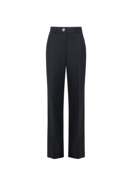The Frankie Shop Trousers #02 - Black - Oversized Minimalist Pants in Black - Shop at Luxury Shoes 