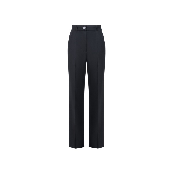 The Frankie Shop Trousers #02 - Black - Oversized Minimalist Pants in Black - Shop at Luxury Shoes 