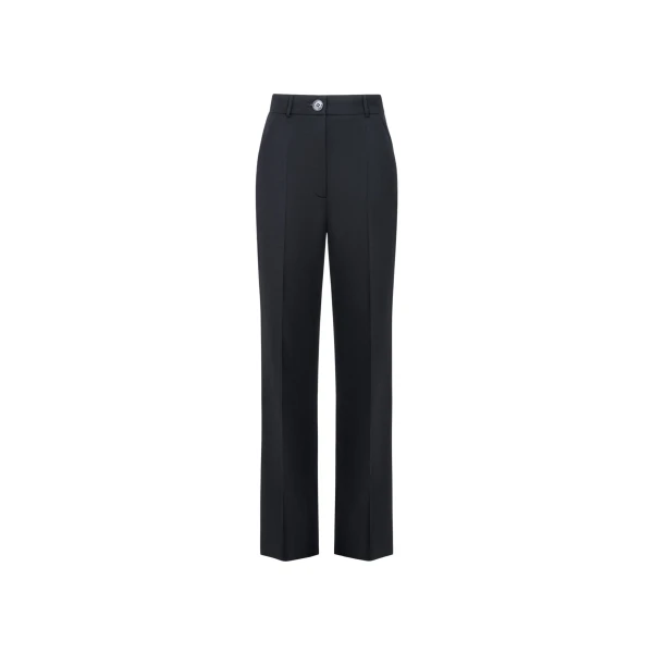 The Frankie Shop Trousers #02 - Black - Oversized Minimalist Pants in Black - Shop at Luxury Shoes 