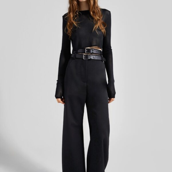 The Frankie Shop Trousers #03 – Black, view 2