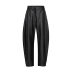The Frankie Shop Trousers #08 - Black - Oversized Minimalist Pants in Black - Shop at Luxury Shoes 