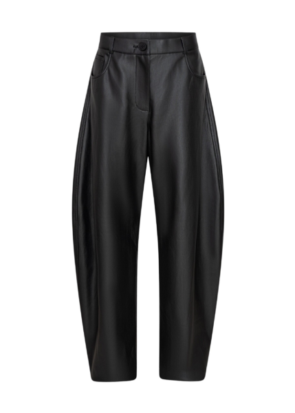 The Frankie Shop Trousers #08 - Black - Oversized Minimalist Pants in Black - Shop at Luxury Shoes 
