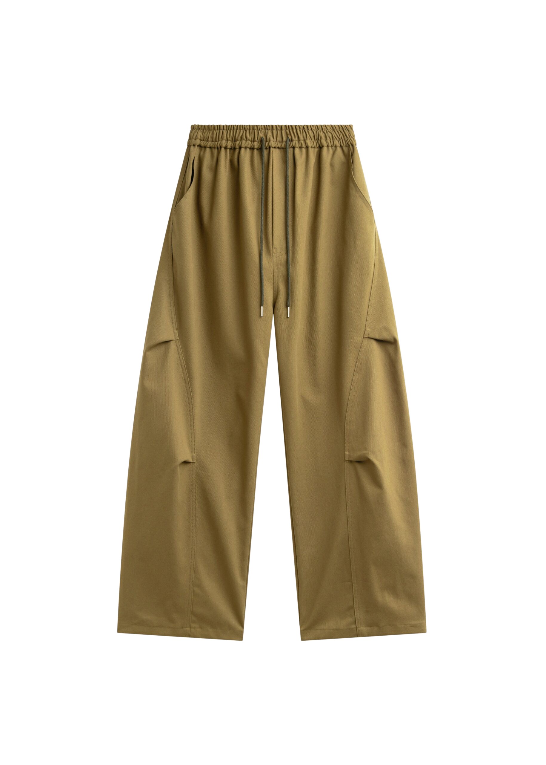 The Frankie Shop Tulsa Curved Pants – Dark Olive