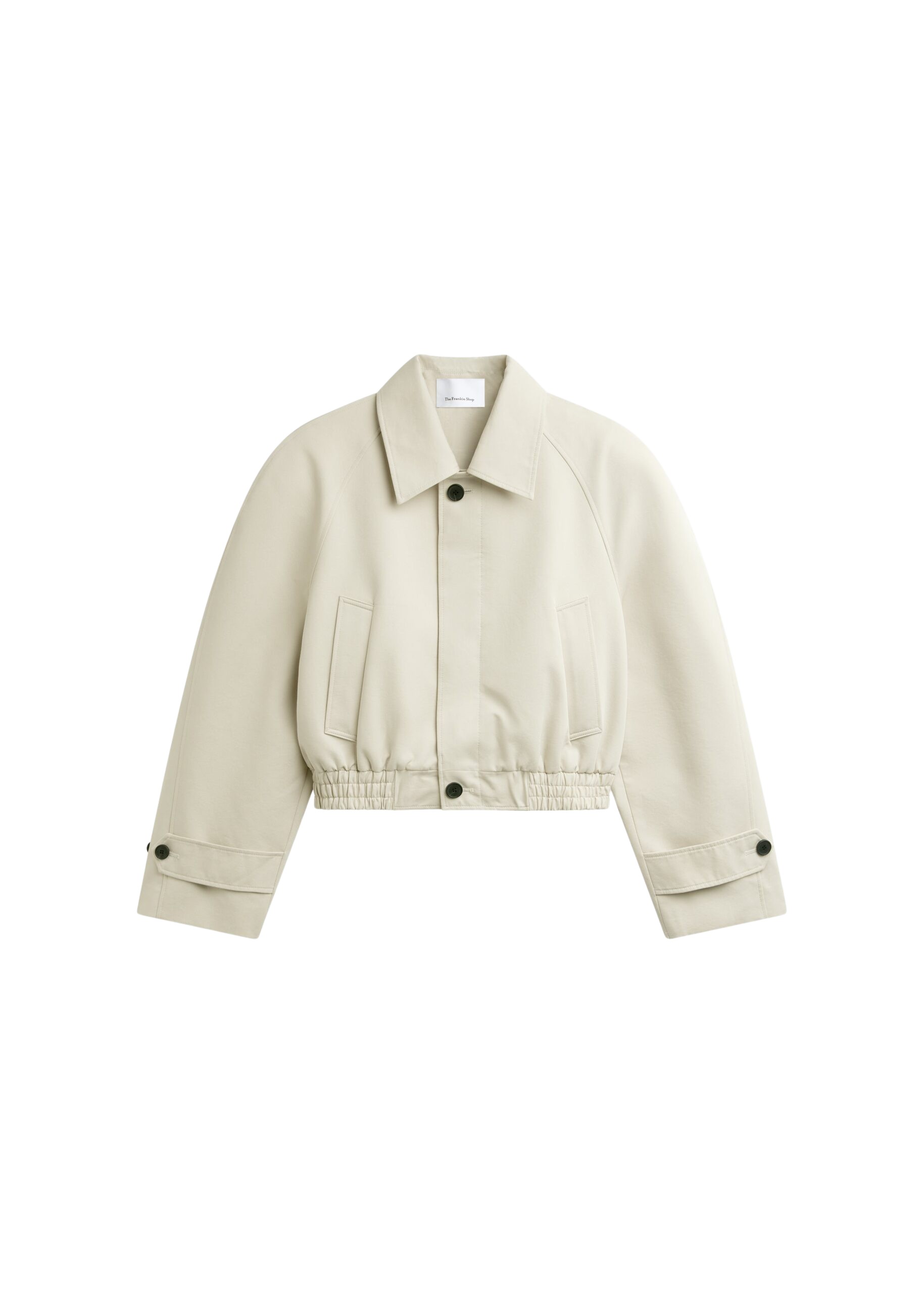 The Frankie Shop Turenne Curved Jacket – Beige