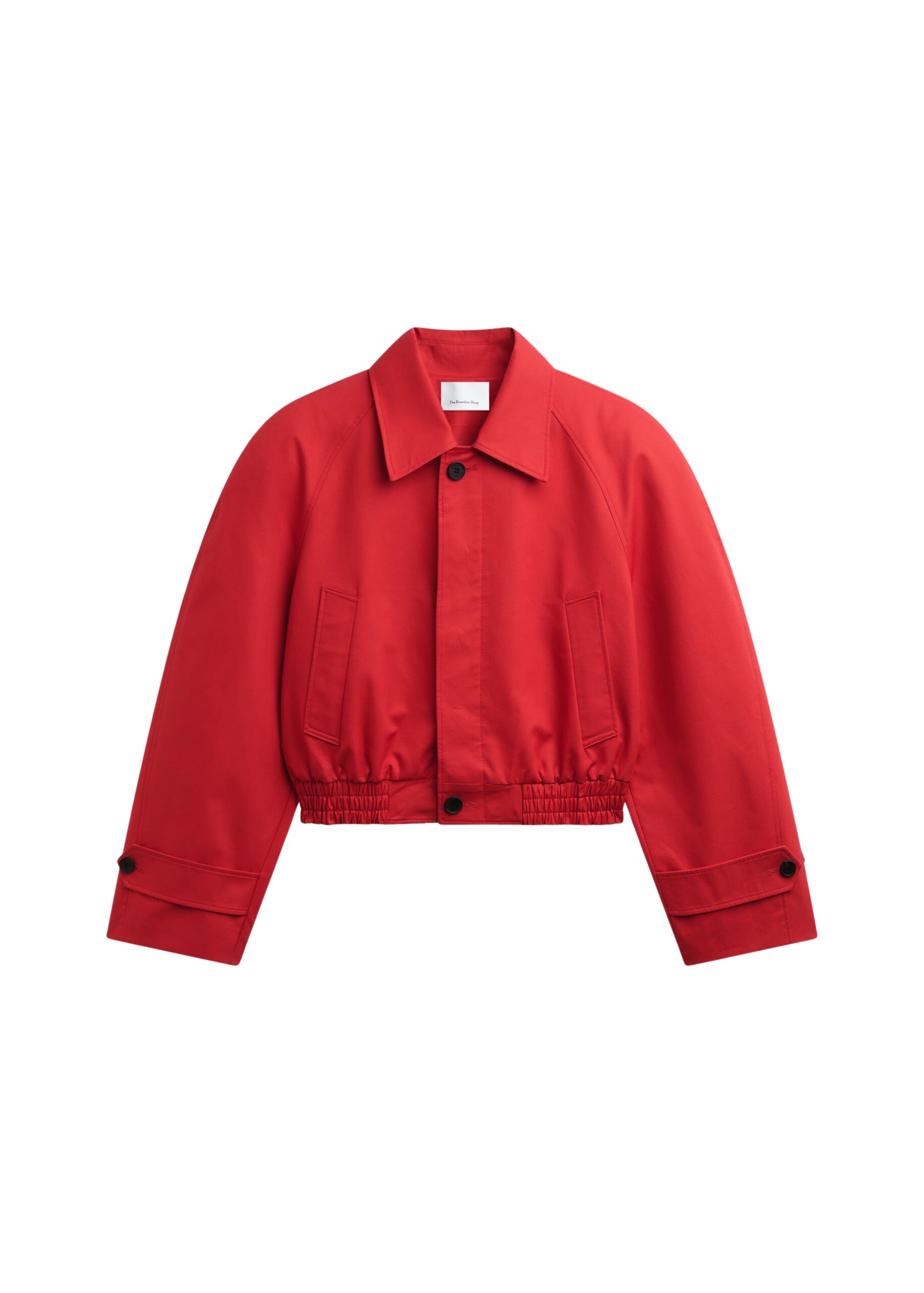 The Frankie Shop Turenne Curved Jacket – Red