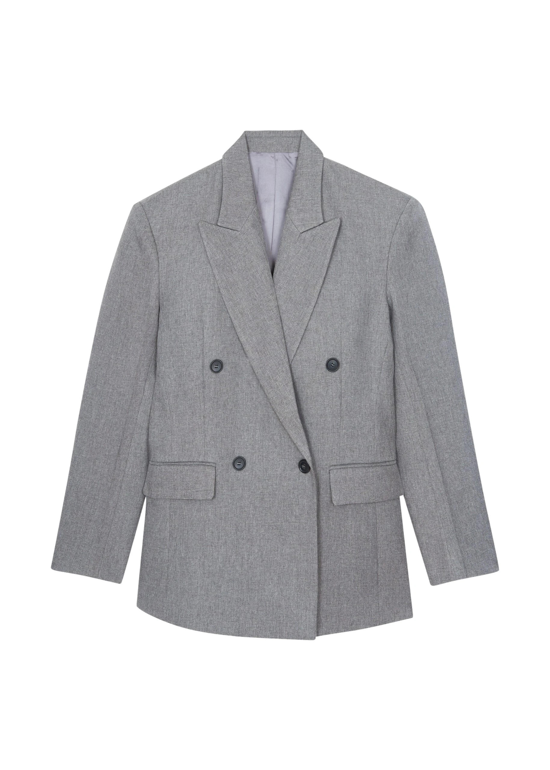 The-Frankie-Shop-Vallsta-Double-Breasted-Blazer-Grey-Melange-coveti-scaled16957_nobg The Frankie Shop Vallsta Double-Breasted Blazer - Grey Melange - Oversized Minimalist Jackets in Grey - Shop at Luxury Shoes