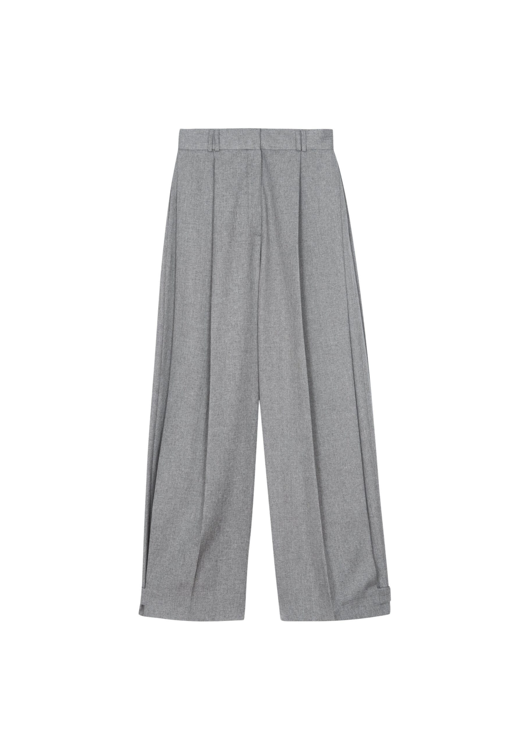 The Frankie Shop Vallsta Tailored Trousers – Grey Melange