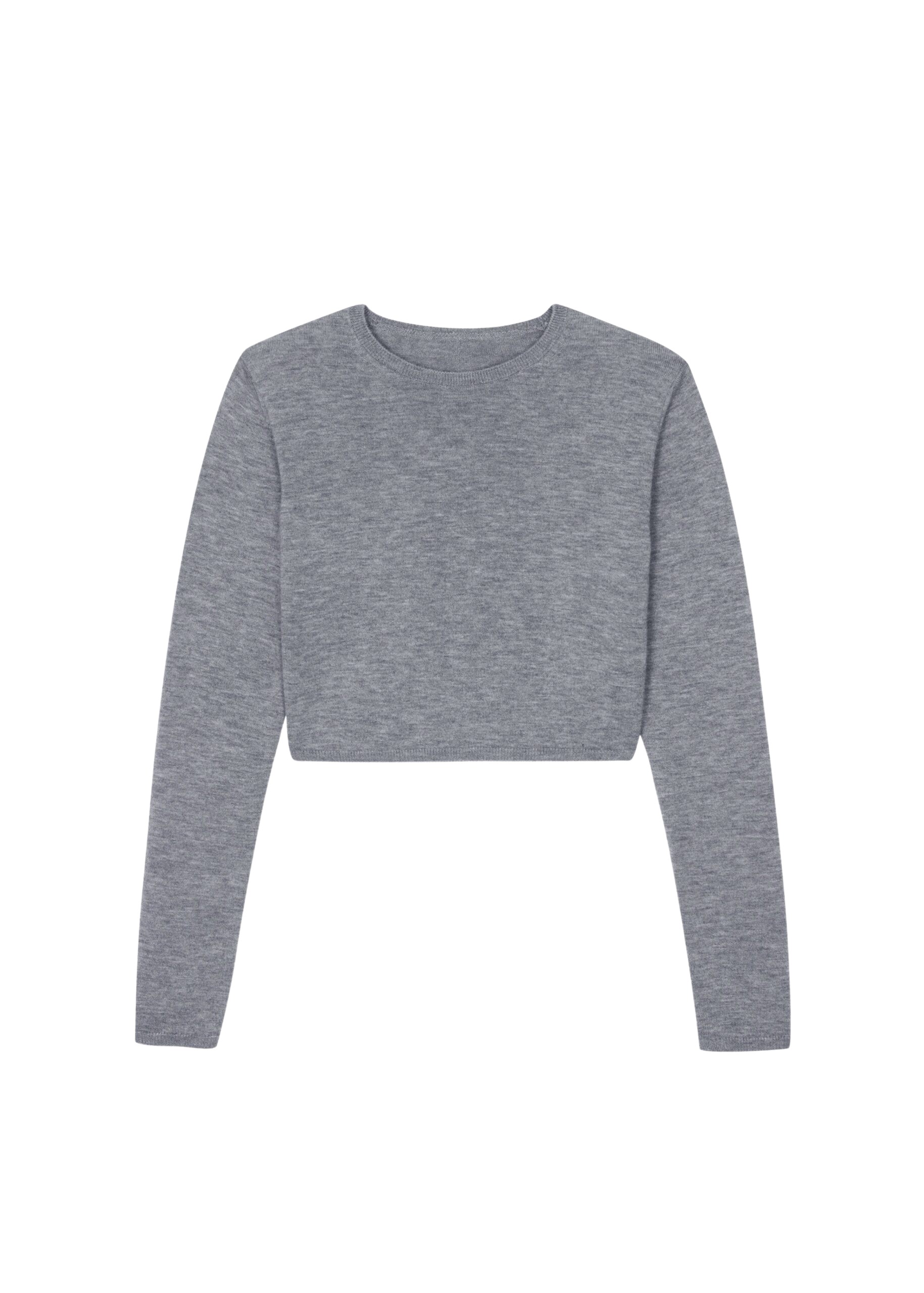 The Frankie Shop Veer Zip Cropped Sweater - Grey - Oversized Minimalist Knitwear in Grey - Shop at Luxury Shoes 