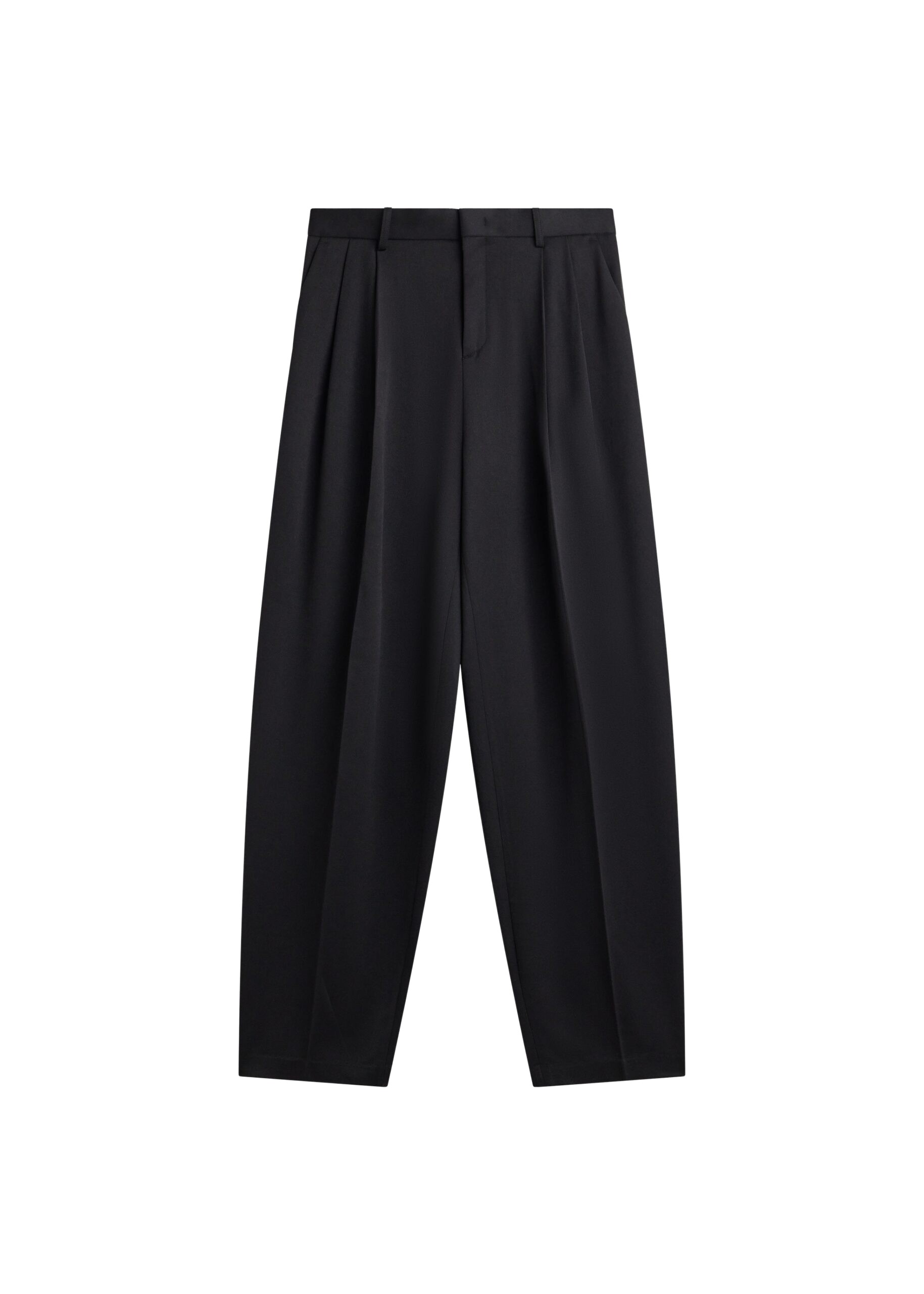 The Frankie Shop Vester Pleated Trousers – Black