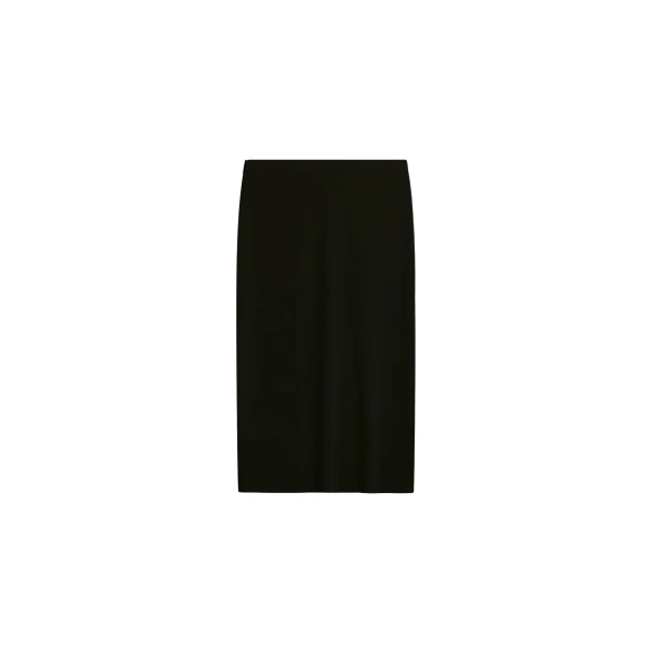 The Frankie Shop Viera Midi Skirt - Black - Oversized Minimalist Skirts in Black - Shop at Luxury Shoes 