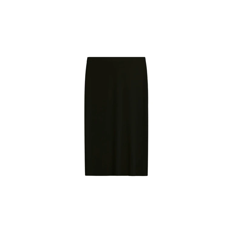 The Frankie Shop Viera Midi Skirt - Black - Oversized Minimalist Skirts in Black - Shop at Luxury Shoes 