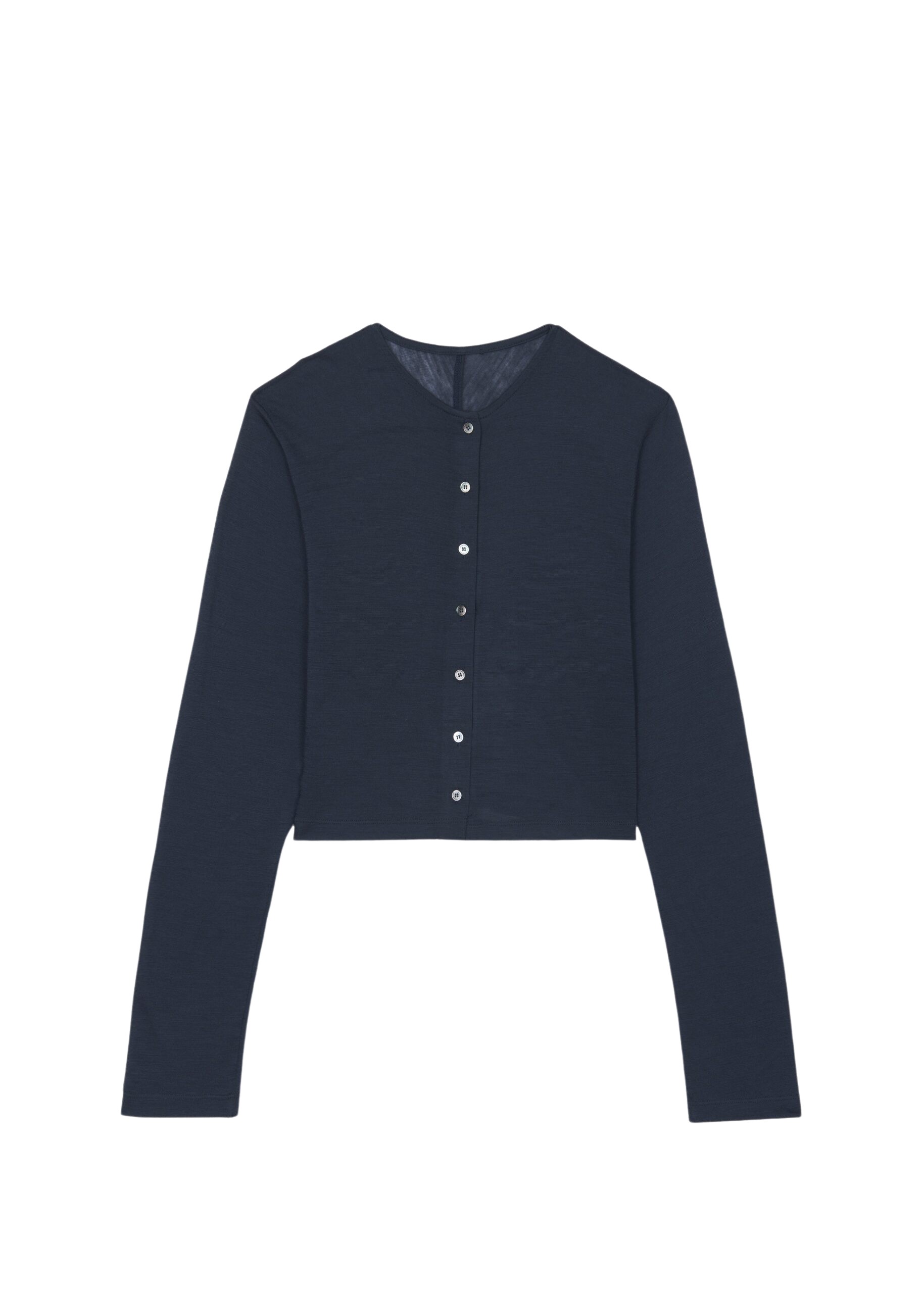 The Frankie Shop Vinni Thin Wool Cardigan – Navy