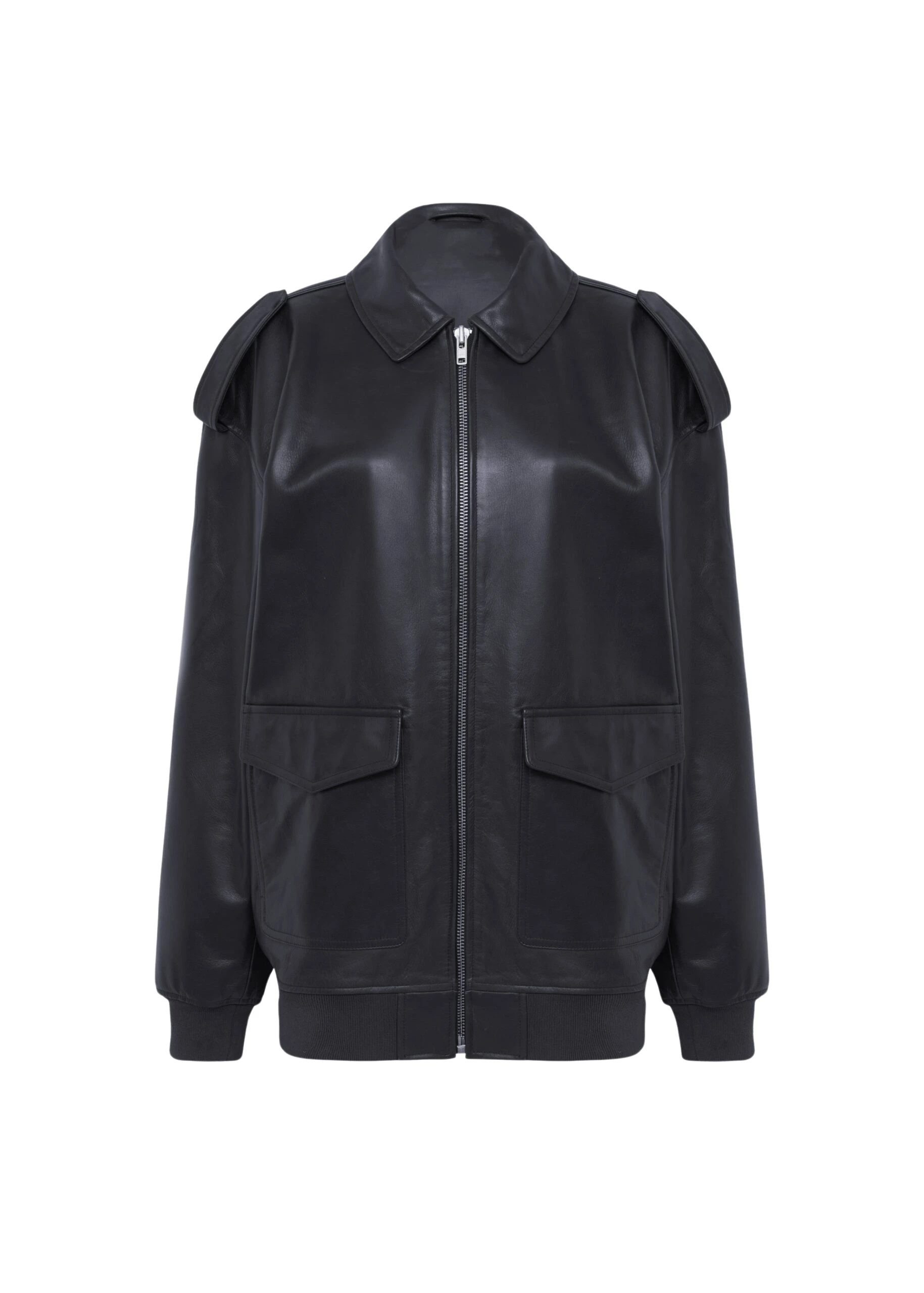The-Frankie-Shop-Viper-Leather-Jacket-Black-coveti-scaled83532_nobg The Frankie Shop Viper Leather Jacket - Black - Oversized Minimalist Jackets in Black - Shop at Luxury Shoes