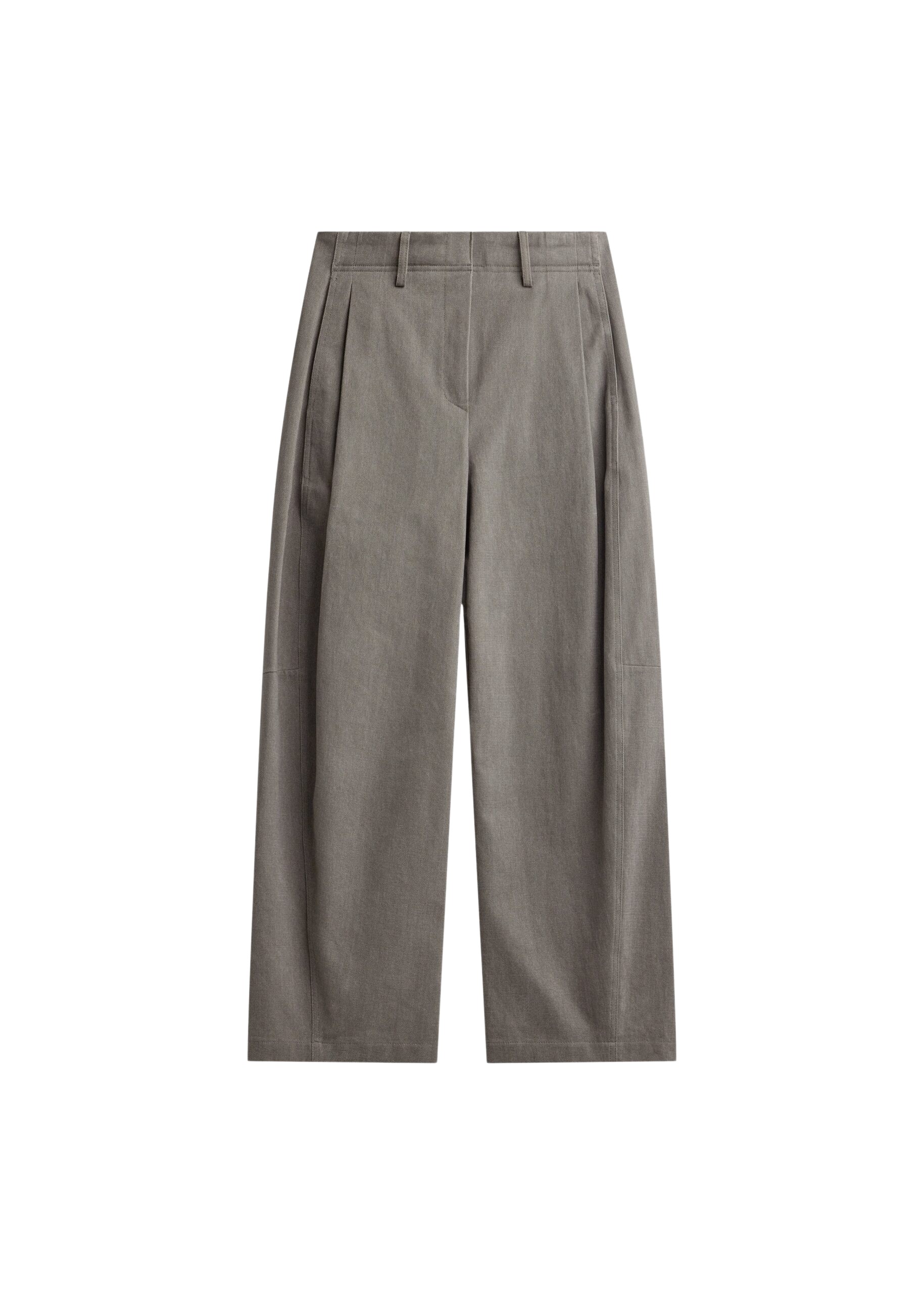 The Frankie Shop Vora Barrel Leg Pants – Grey