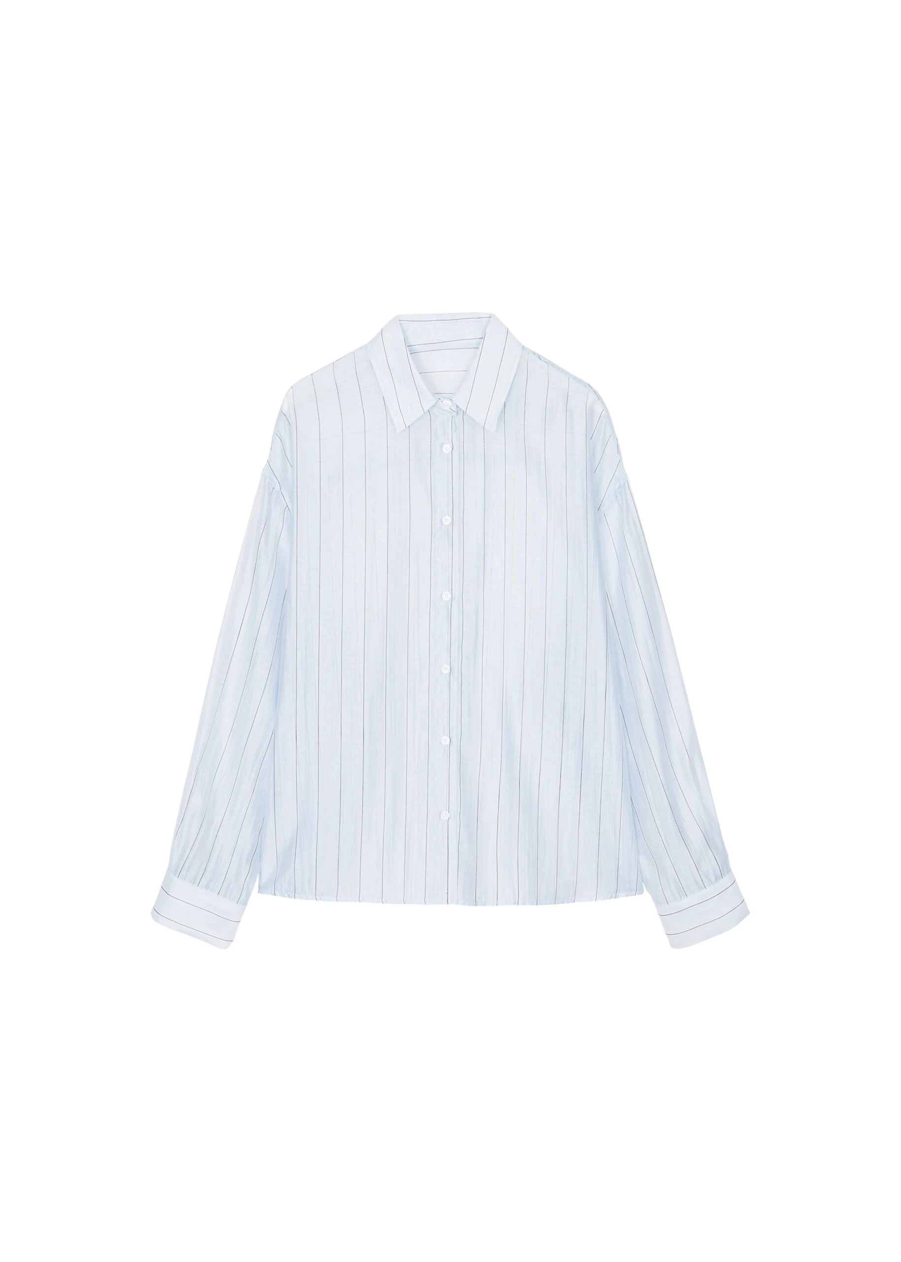 The-Frankie-Shop-Vranor-Light-Sheer-Shirt-Light-BlueBlack-Stripe-coveti-scaled70328_nobg The Frankie Shop Vranor Light Sheer Shirt - Light Blue/Black Stripe - Oversized Minimalist Tops in Multicolour - Shop at Luxury Shoes