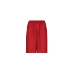 The Frankie Shop Zinia Lds Silk Twill Bermuda - Red - Oversized Minimalist Shorts in Red - Shop at Luxury Shoes 