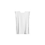 The Frankie Shop Zipper Tunic Top - White - Oversized Minimalist Tops in White - Shop at Luxury Shoes 