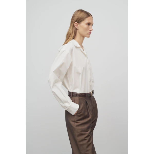The Row Ashlin Shirt - Tops - Luxury Ready-to-Wear at Luxury Shoes 