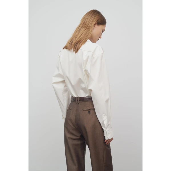 The Row Ashlin Shirt - Tops - Luxury Ready-to-Wear at Luxury Shoes 