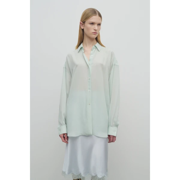 The Row Caster Shirt - Tops - Luxury Ready-to-Wear at Luxury Shoes 
