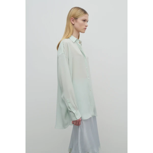 The Row Caster Shirt - Tops - Luxury Ready-to-Wear at Luxury Shoes 