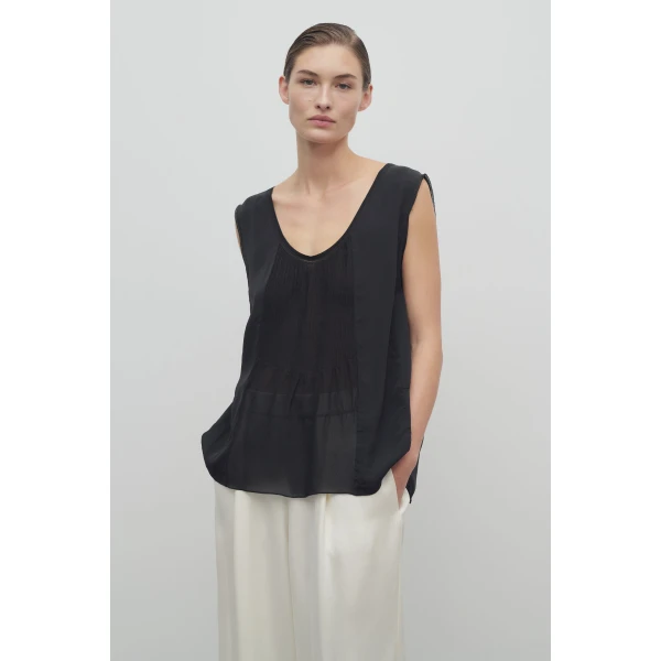 The Row Daina Top - Tops - Luxury Ready-to-Wear at Luxury Shoes 