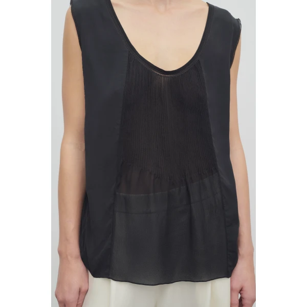 The Row Daina Top - Tops - Luxury Ready-to-Wear at Luxury Shoes 