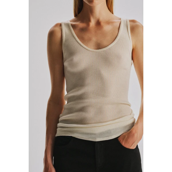 The Row Danel Tank Top - Tops - Luxury Ready-to-Wear at Luxury Shoes 