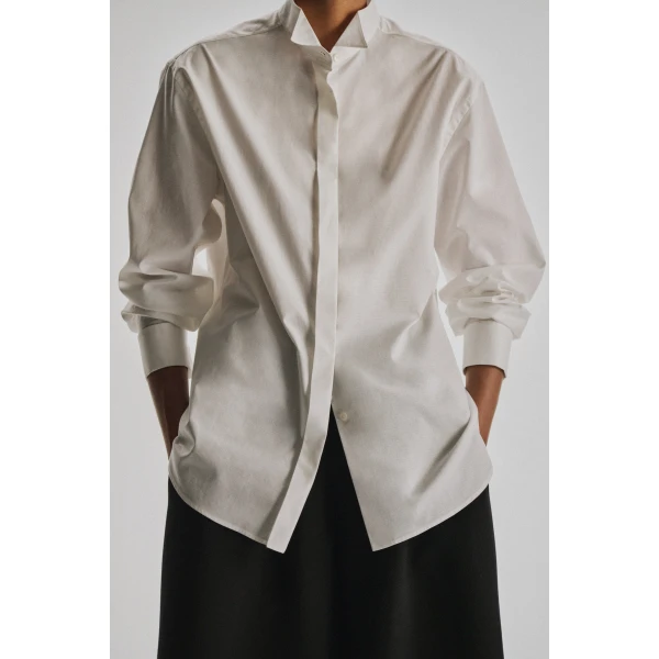 The Row Edrisca Shirt - Tops - Luxury Ready-to-Wear at Luxury Shoes 