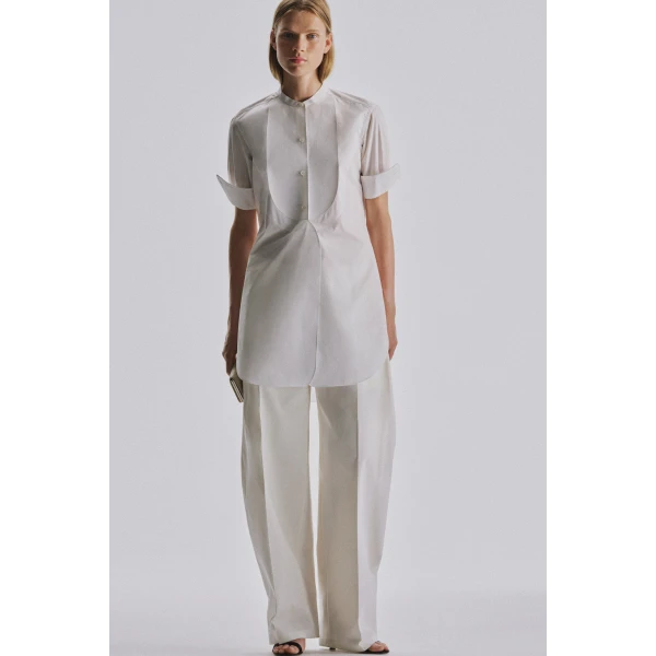 The Row Elaris Shirt - Tops - Luxury Ready-to-Wear at Luxury Shoes 