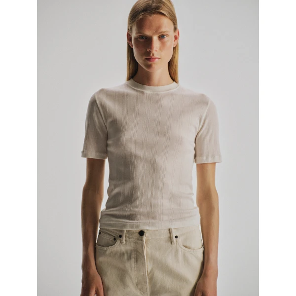 The Row Etina T-Shirt - Tops - Luxury Ready-to-Wear at Luxury Shoes 