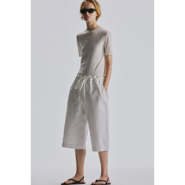 The Row Faldra Short - Shorts - Luxury Ready-to-Wear at Luxury Shoes 
