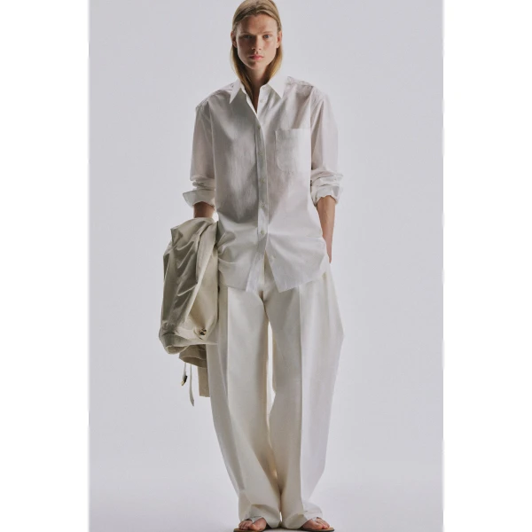 The Row Gavina Shirt - Tops - Luxury Ready-to-Wear at Luxury Shoes 