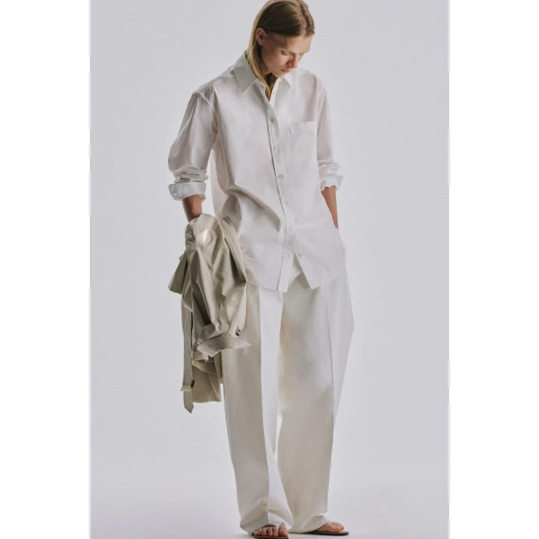 The Row Gavina Shirt - Tops - Luxury Ready-to-Wear at Luxury Shoes 