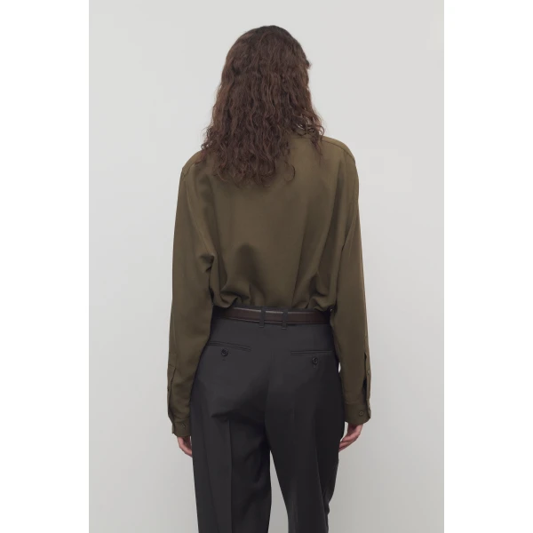 The Row Jana Shirt - Tops - Luxury Ready-to-Wear at Luxury Shoes 