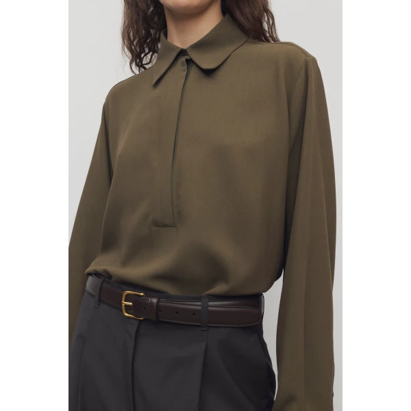 The Row Jana Shirt - Tops - Luxury Ready-to-Wear at Luxury Shoes 