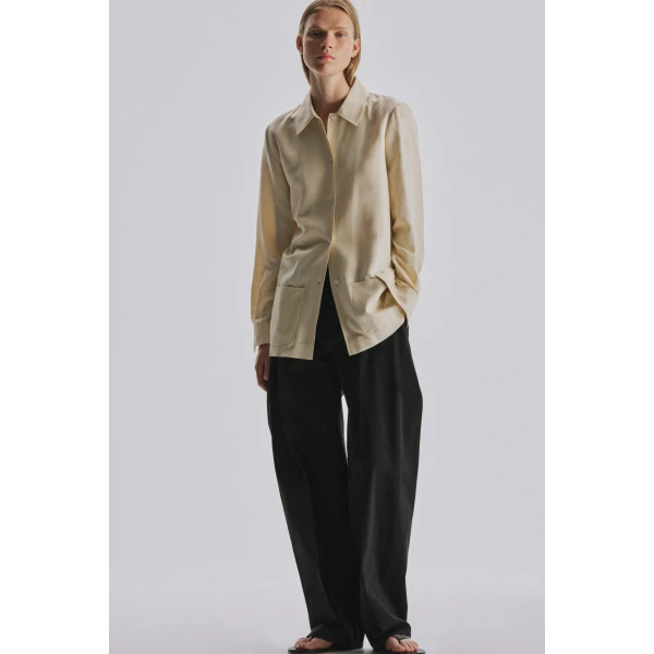 The Row Lucetta Shirt - Tops - Luxury Ready-to-Wear at Luxury Shoes 