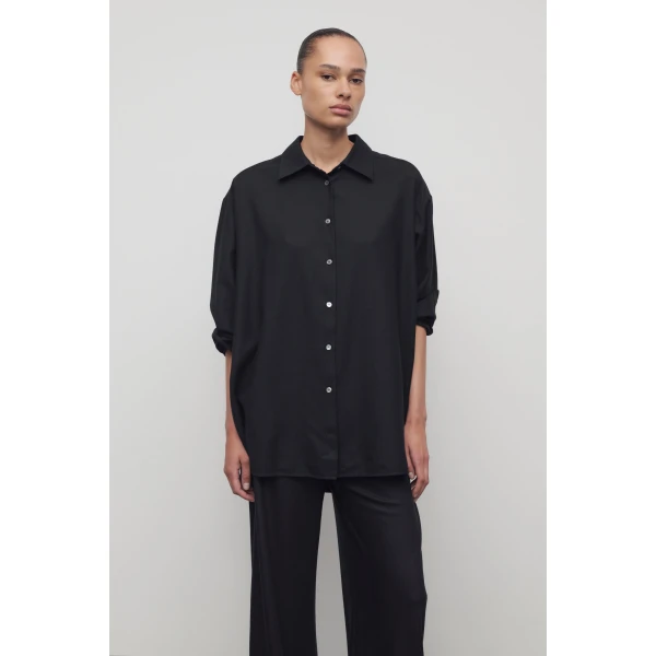The Row Luka Shirt - Tops - Luxury Ready-to-Wear at Luxury Shoes 